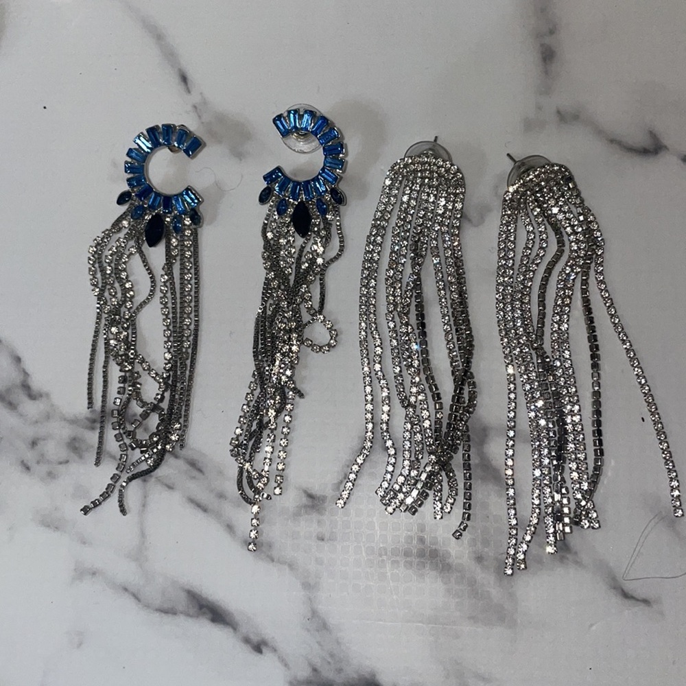 Earring Bundle Dangle Rhinestone Earrings - image 2